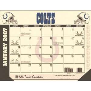  Indianapolis Colts 22x17 Desk Calendar 2007 Sports 