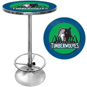 Minnesota Timberwolves NBA Chrome Pub Table   Game Room Products Pub 