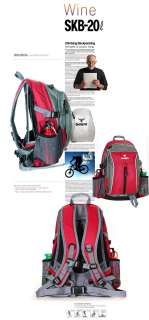 SELPA Travel Camping Hiking Backpack Daypack 20L RED  
