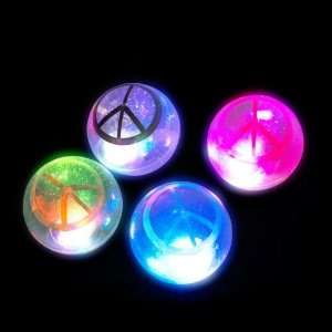  2.5Peace Sign Water Ball W/Light Case Pack 24: Everything 