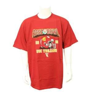  USC 2008 Rose Bowl Team Color T shirt  2X Large: Sports 