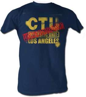 24 CTU Counter Terrorism Unit Jack Bauer T Shirt  