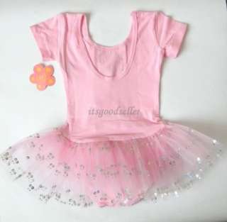 Girl New Pink Ballet Tutu Skirt Dance Dress SZ 4 5 6 8  