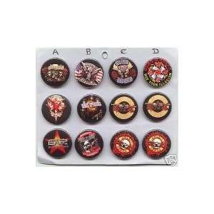   GUNS N ROSES Badge PINS Buttons Excellent Quality NEW