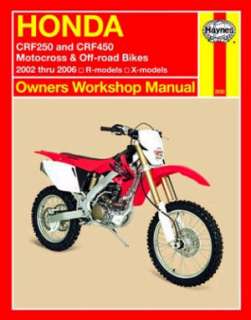 Honda CRF250 CRF450 Service Manual 2002   2006  