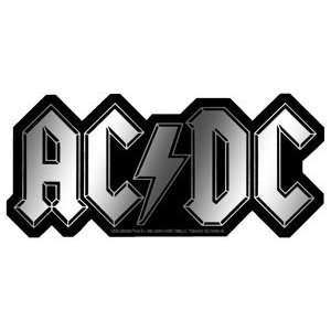  AC/DC Chrome Logo Sticker S 5251 CH: Toys & Games