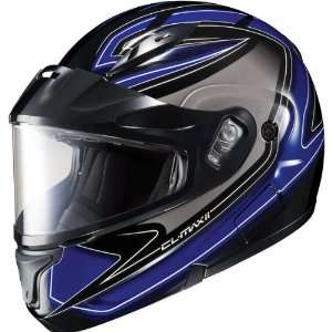 HJC Zader Mens CL Max II Winter Sport Racing Snowmobile Helmet   MC 2 