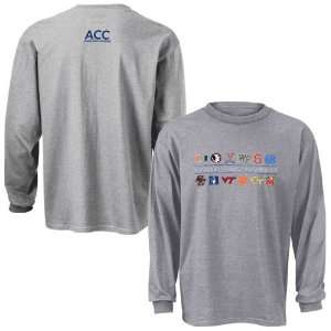  ACC Conference Ash 12 Pack Long Sleeve T shirt Sports 