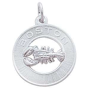  Rembrandt Charms Boston Charm, Sterling Silver: Jewelry