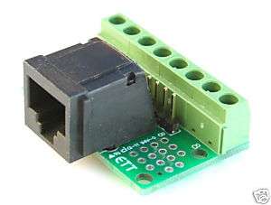 RJ 45 Breakout Board Ethernet ISDN CAT5 adapter RJ 45  