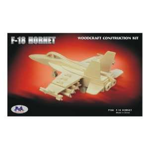  Woodcraft Construction Kit F 18 Hornet: Toys & Games