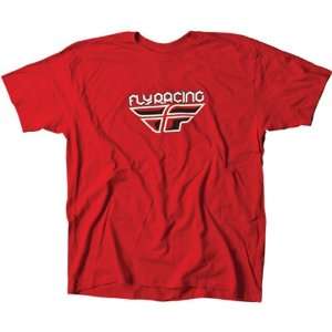  Fly Racing F Wing Mens Short Sleeve Race Wear Shirt   Red 