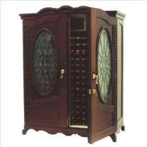    Vinotemp Louis The Louis Oak Wine Cooler Cabinet Appliances
