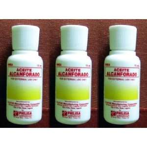  3 Aceite Alcanforado for Sprains Muscle and Joint Pains 