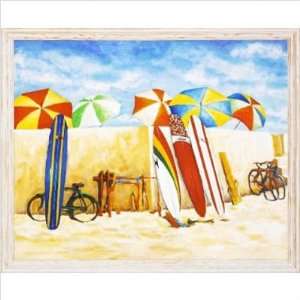  A Day At The Beach by Unknown Size 16 x 20
