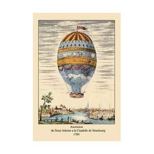  Ascension   Citadelle de Strasbourg 1784 12x18 Giclee on 