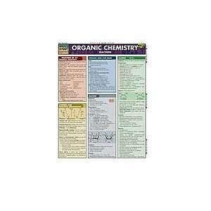  Organic Chemistry Reactions Study Chart Toys & Games