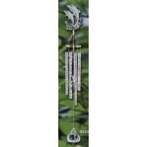    14 Inch 2 Jumping Dolphins   Wind Chime Patio, Lawn & Garden