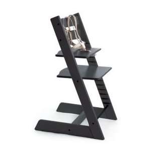   Stokke Trip Trap High Chair, Bk   Black Tripp Trapp High Chair Baby