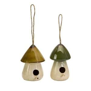  Magic Mushroom Ceramic Birdhouse