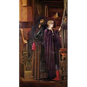  FRAMED oil paintings   Edward Coley Burne Jones   24 x 42 