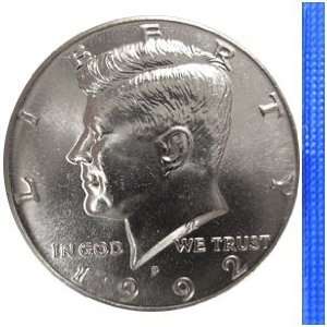  1992 P Kennedy Half Dollar. 