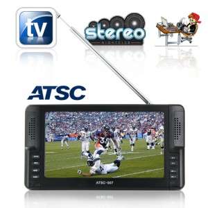 Are in the ATSC digital TV frequency, this 7 inch digital handheld TV 
