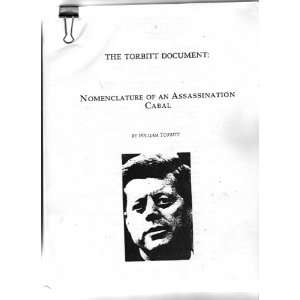    Nomenclature of an Assassination Cabal William Torbitt Books