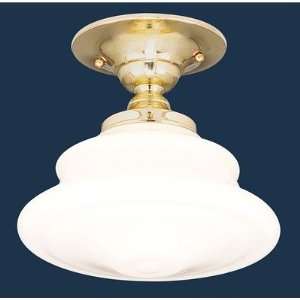  Petersburg Aged Brass Finish 9 1/2 Wide Ceiling Light 