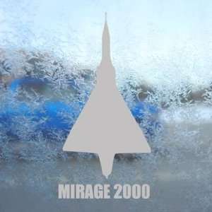  MIRAGE 2000 Gray Decal Military Soldier Window Gray 
