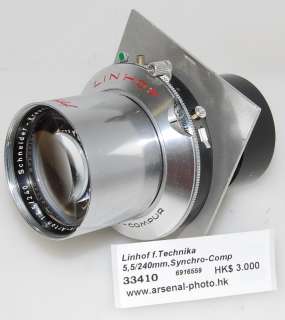 Linhof f.Technika 5,5/240mm,Synchro Compur  