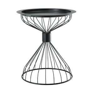  Bistro Accent Table (Black) (22.5H x 20W x 20D) Patio 