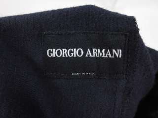 GIORGIO ARMANI Mens Navy Cotton Corduroy Pants Size 46  