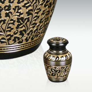 Elegante II Brass Keepsake Cremation Urn   