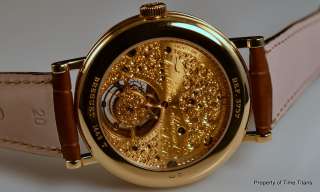 BREGUET TOURBILLON PERPETUAL REFERENCE 3757 18K YELLOW GOLD GUILLOCHE 