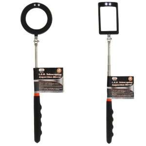  LED Telescoping Inspection Mirror Set