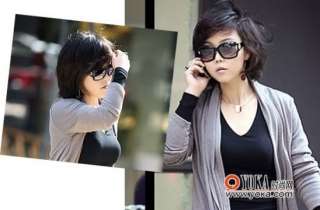 Korean Style Women Fashion Sunglasses Black Summer Z027  
