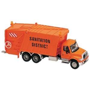   : HO International 7000 Garbage Truck Orange BLY450799: Toys & Games