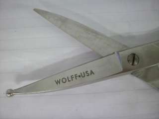New WOLFF BALL TIP TAILOR SHEARS/ SCISSORS  