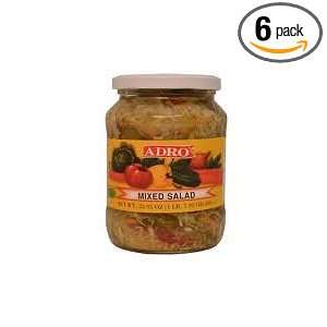 Adro international Mixed Salad, 23.50 Ounce (Pack of 6)  