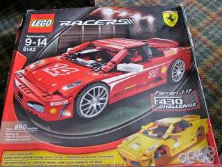 Lego 8143 Racers Ferrari 1:17 F430 Challenge No decals In BOX  