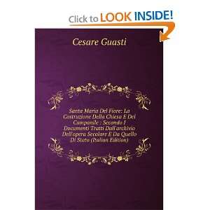   Secolare E Da Quello Di Stato (Italian Edition) Cesare Guasti Books