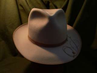   Original OPEN ROAD Cowboy Hat Fedora FAWN 3X Size 7 1/8 Mid Oval
