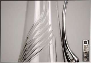 WMF: Superb 1905 German ART NOUVEAU Cut Glass & Silver DECANTER Claret 