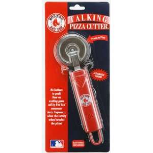 MLB Boston Red Sox Talking Pizza Cutter: Sports & Outdoors