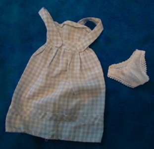 WIZARD OF OZ DOROTHY DOLL DRESS OUTFIT & BLOOMERS HTF  