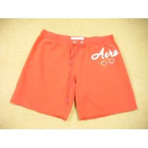  Aeropostale Tangerine Cropped Knit Pants 