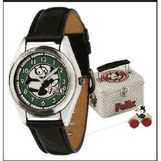 Fossil Brand Felix the Cat Mood Watch in Metal Mini lunch Box with 