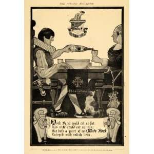   Illustration Poem White Rock Water   Original Print Ad: Home & Kitchen