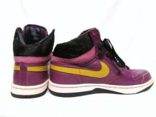NIKE Court Force Hi Premium Pony Hair Purple Sneakers  